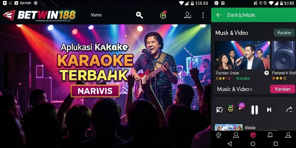 Tampilan antarmuka aplikasi BETWIN188 yang modern dan intuitif.